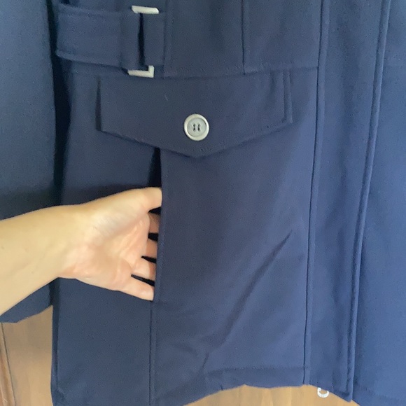 Relist12/9 Free Country soft shell coat w hood faux fur lining water resistant L - Picture 8 of 17